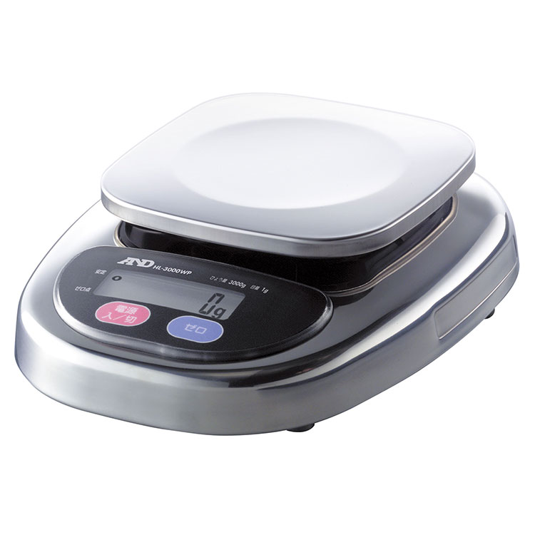 日本AND爱安德防尘防水紧凑型秤HL-300WP