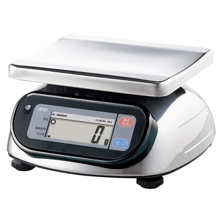 日本AND爱安德防尘防水数字秤SL-1000WP