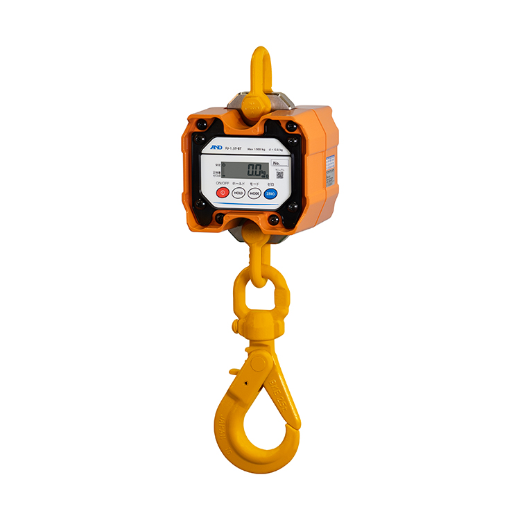 日本AND爱安德带外部指示器的防尘防水起重秤FJ-0.5T-BT
