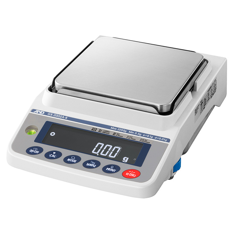 日本AND爱安德检定合格电子秤 内置砝码式电子天平GX-203A-K
