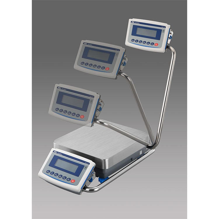 日本AND爱安德检定合格秤 内置砝码型 防尘防水型重型电子天平GX-62000L-K