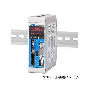 日本AND爱安德搭载模拟4-20mA输出×2系统的控制盘嵌入型称重模块AD-4430A