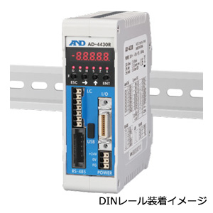 日本AND爱安德RS-485（Modbus RTU）协议控制柜嵌入式称重模块AD-4430R