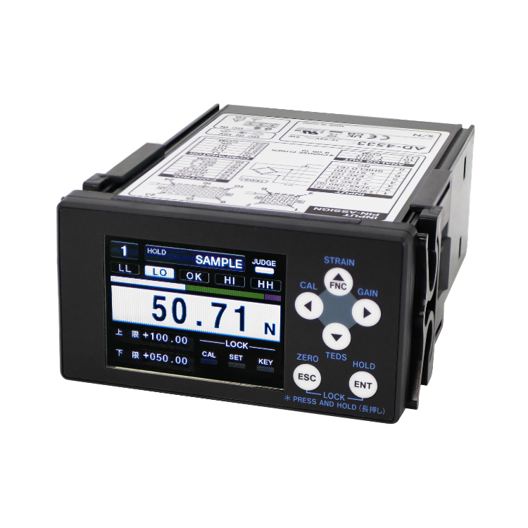 日本AND爱安德应变计式传感器用指示器AD-4533