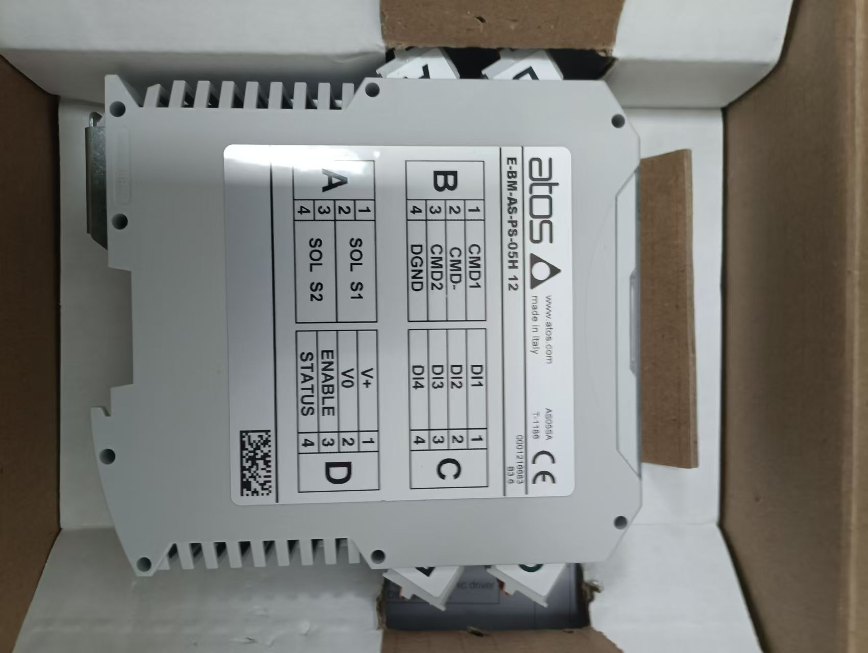 电商MRO供应链推荐 意大利Atos比例阀控制器 E-BM-AS-PS-05H12