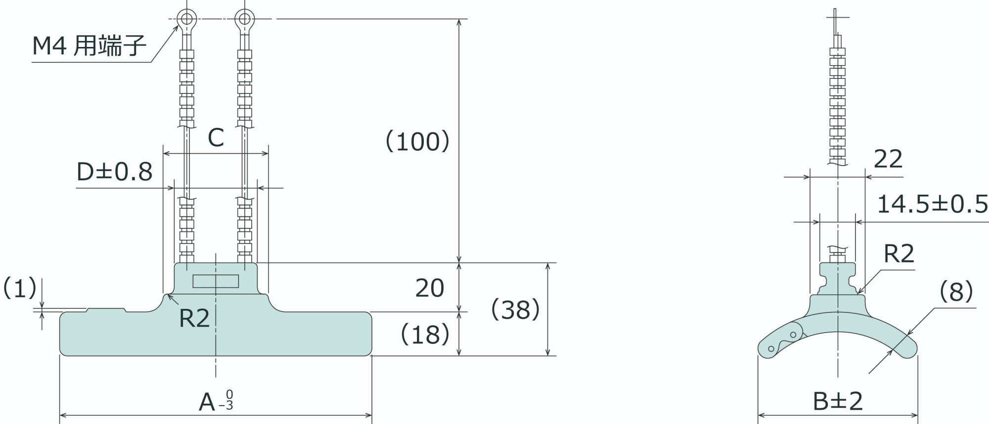 日本sakaguchi坂口电热远红外线陶瓷加热器YIR21030