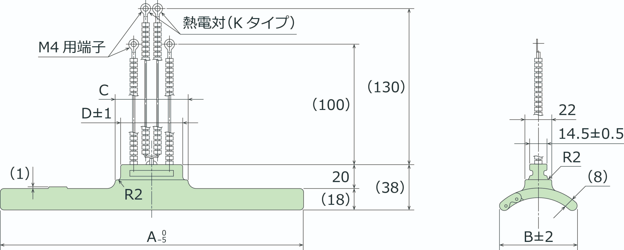 日本sakaguchi坂口电热远红外线陶瓷加热器YIR12060K