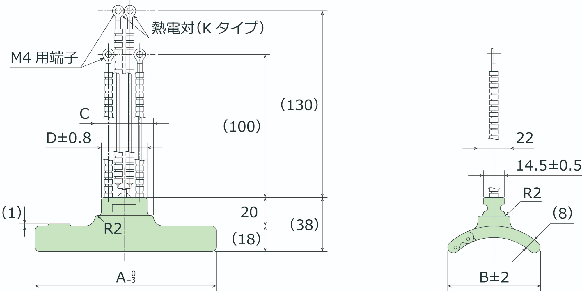 日本sakaguchi坂口电热远红外线陶瓷加热器YIR22040K