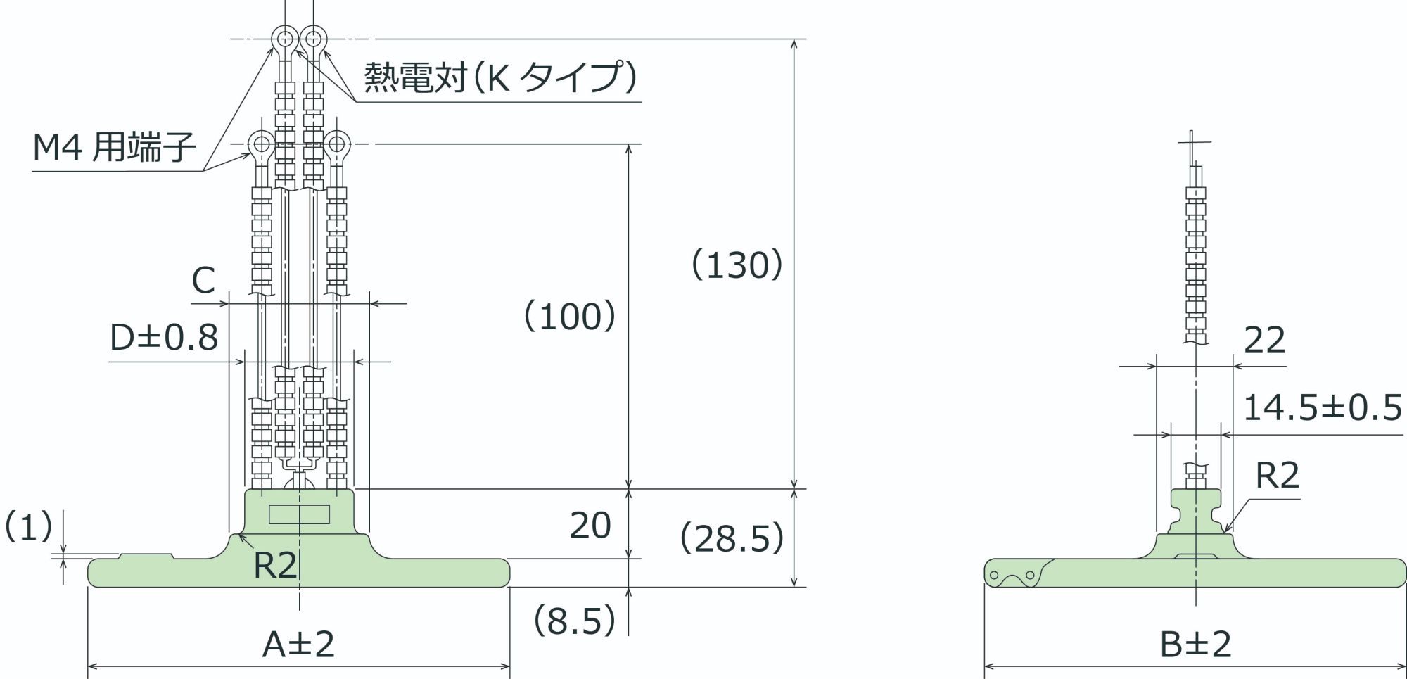 日本sakaguchi坂口电热远红外线陶瓷加热器YIR32040K