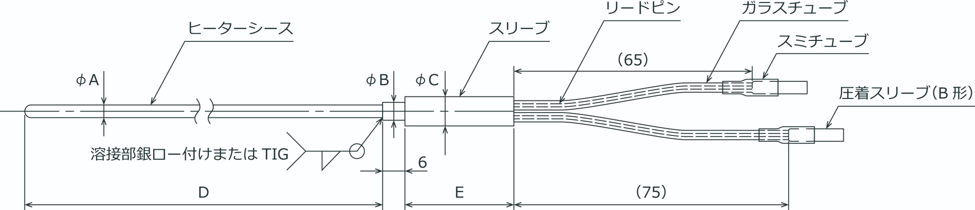 日本sakaguchi坂口电热M1、M2 型柔性加热器1M2200