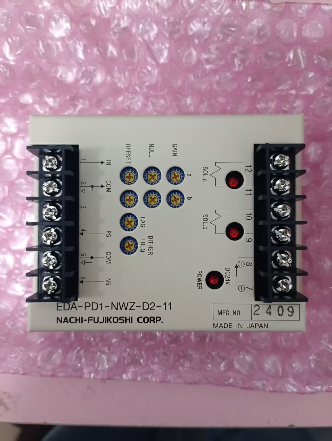 电商MRO供应链推荐日本NACHI 不二越 功率放大器 EDA-PD1-NWZ-D2-11