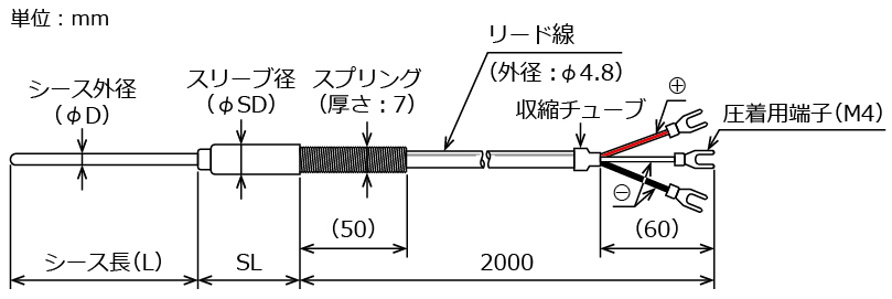 日本sakaguchi坂口电热R-35 型 护套式测温电阻体R35481NA