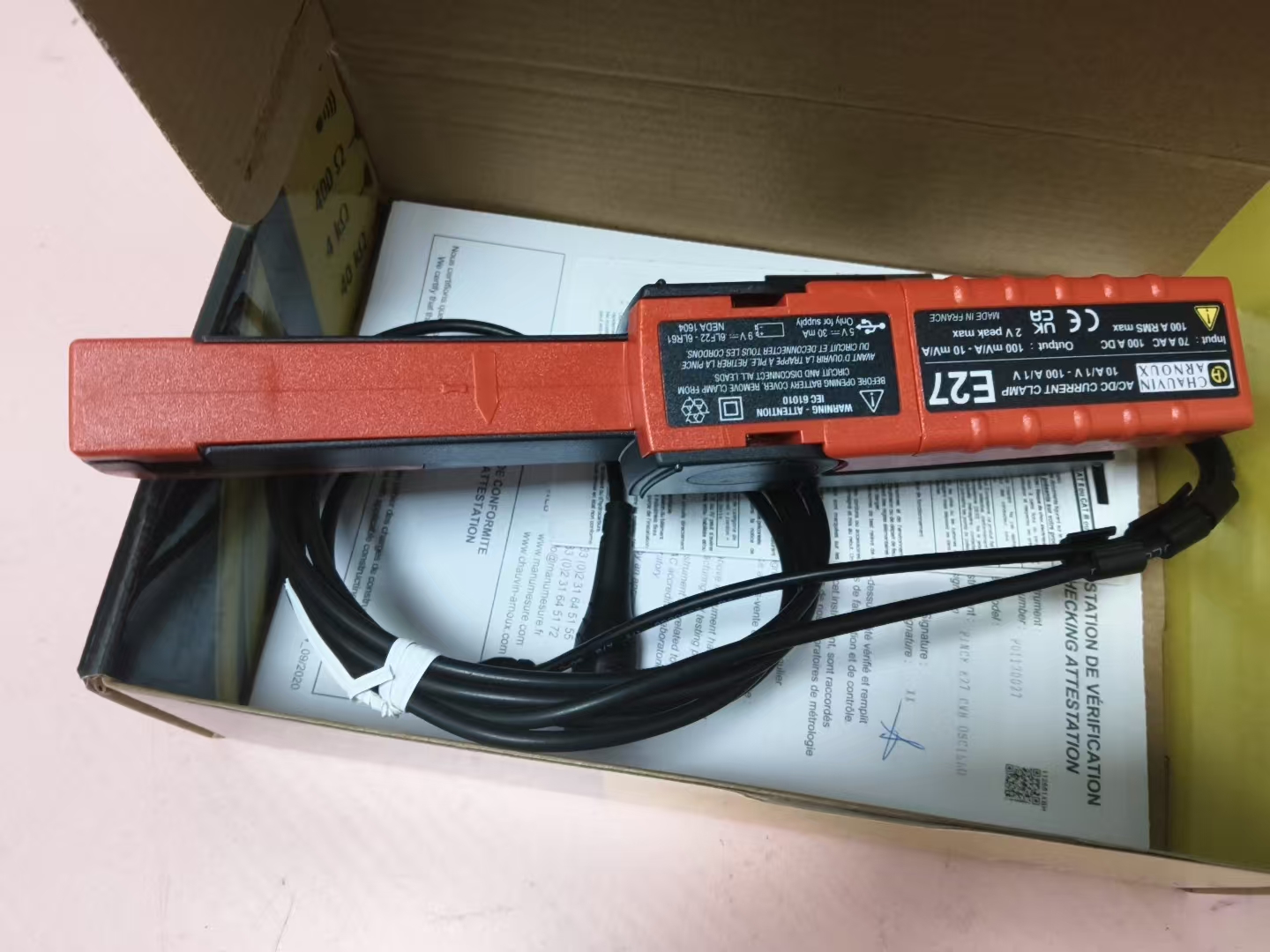 电商MRO供应链法国CHAUVIN ARNOUX  钳形电流表  E27