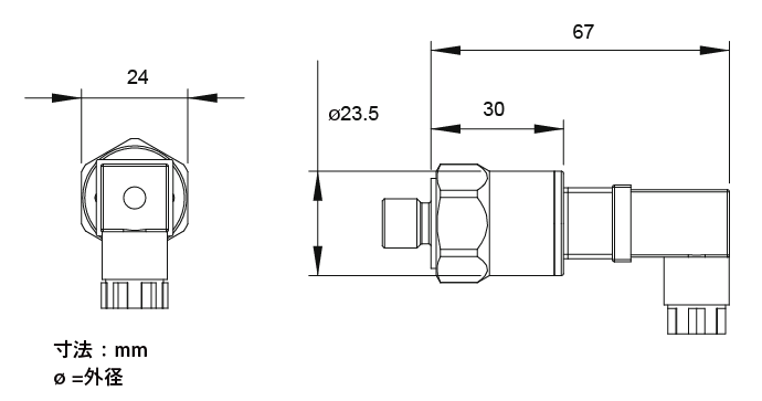 日本sakaguchi坂口电热紧凑型压力传感器PX119-5KGI