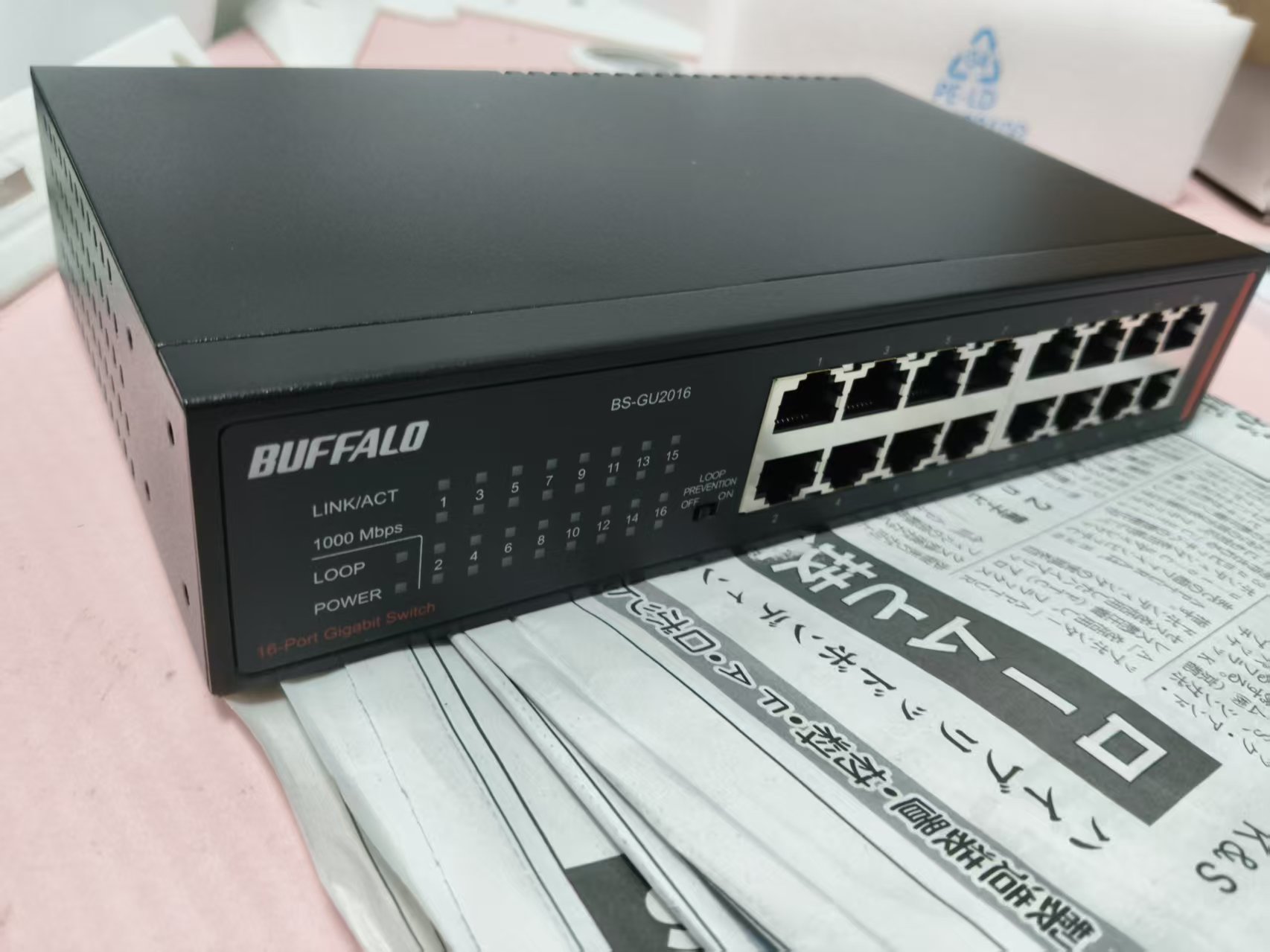 电商MRO供应链日本BUFFALO巴法络 以太网交换机BS-GU2016