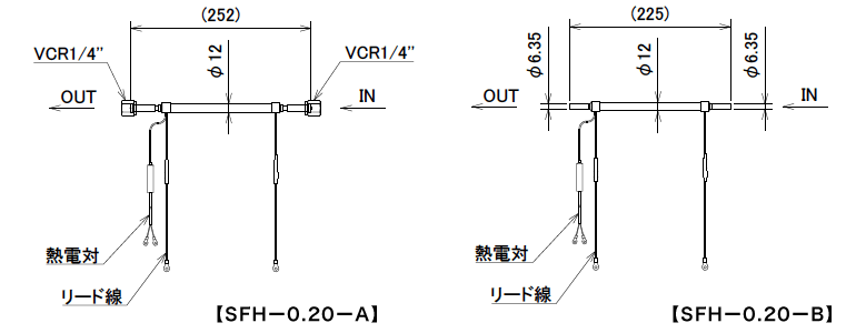 日本SHINNETSU新热工业低流量燃气加热器SFH−0.20-A