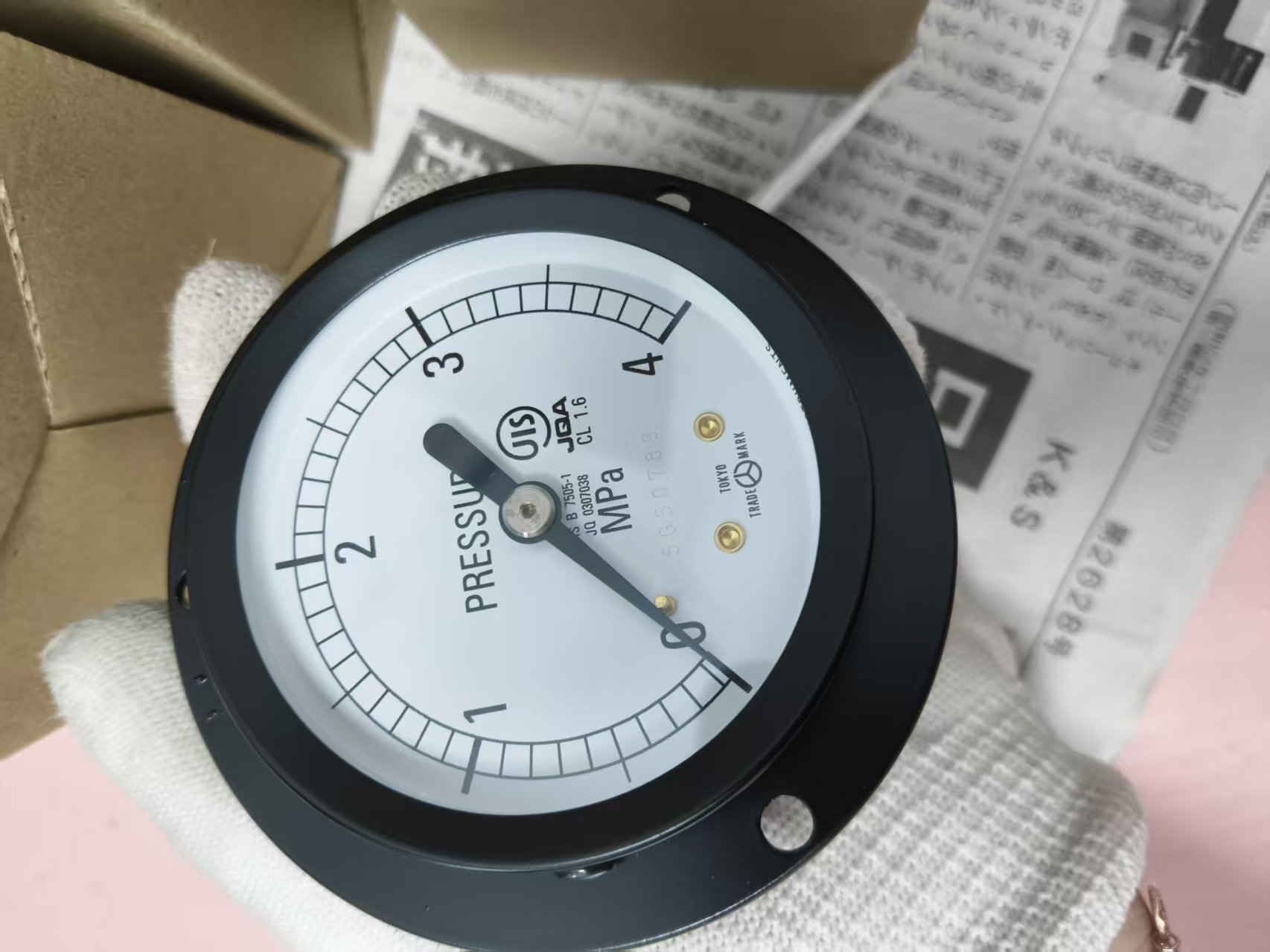 电商MRO供应链日本YAMAMOTO 压力计DT14x60x1.6MPAV