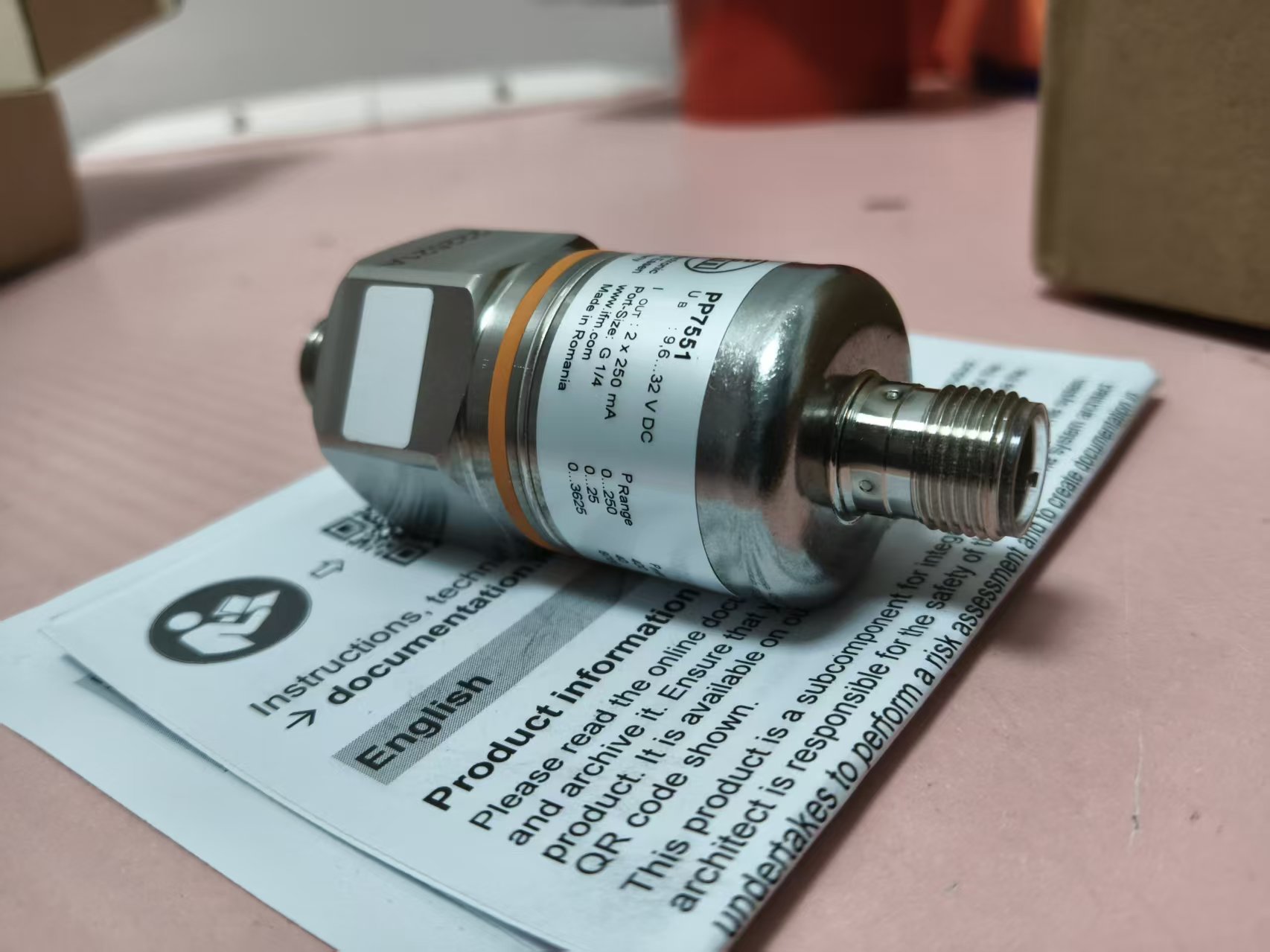 电商MRO供应链德国 IFM易福门 压力开关PP7551