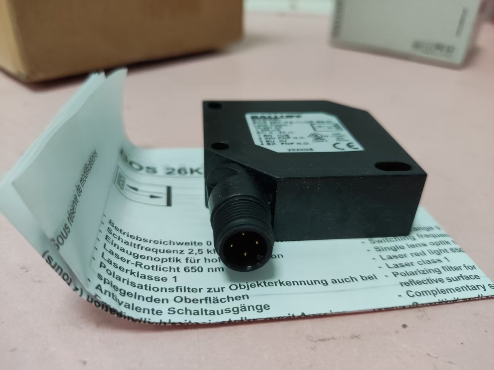 电商MRO供应链德国BALLUFF巴鲁夫 光电开关 BOS 26K-PA-1LQP-S4-C