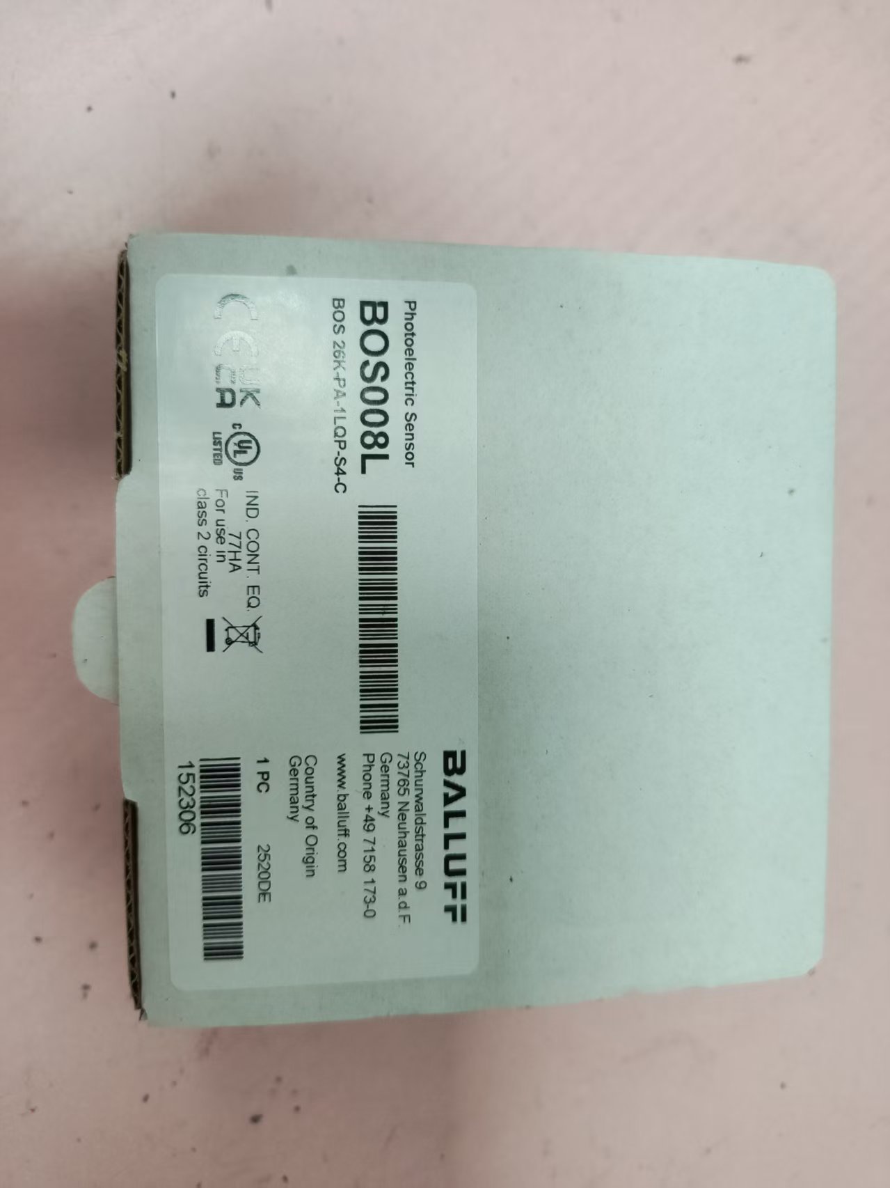 电商MRO供应链德国BALLUFF巴鲁夫 光电开关 BOS 26K-PA-1LQP-S4-C