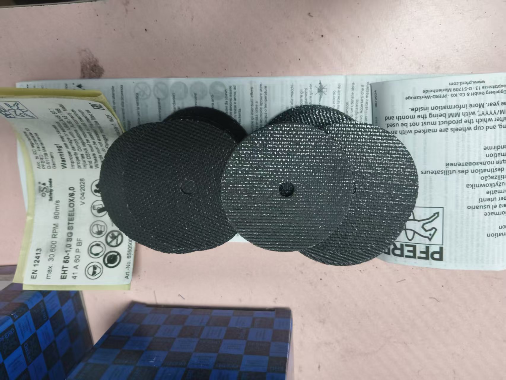 电商MRO供应德国PFERD马圈 切割片 EHT 125-1,0 SG STEELOX