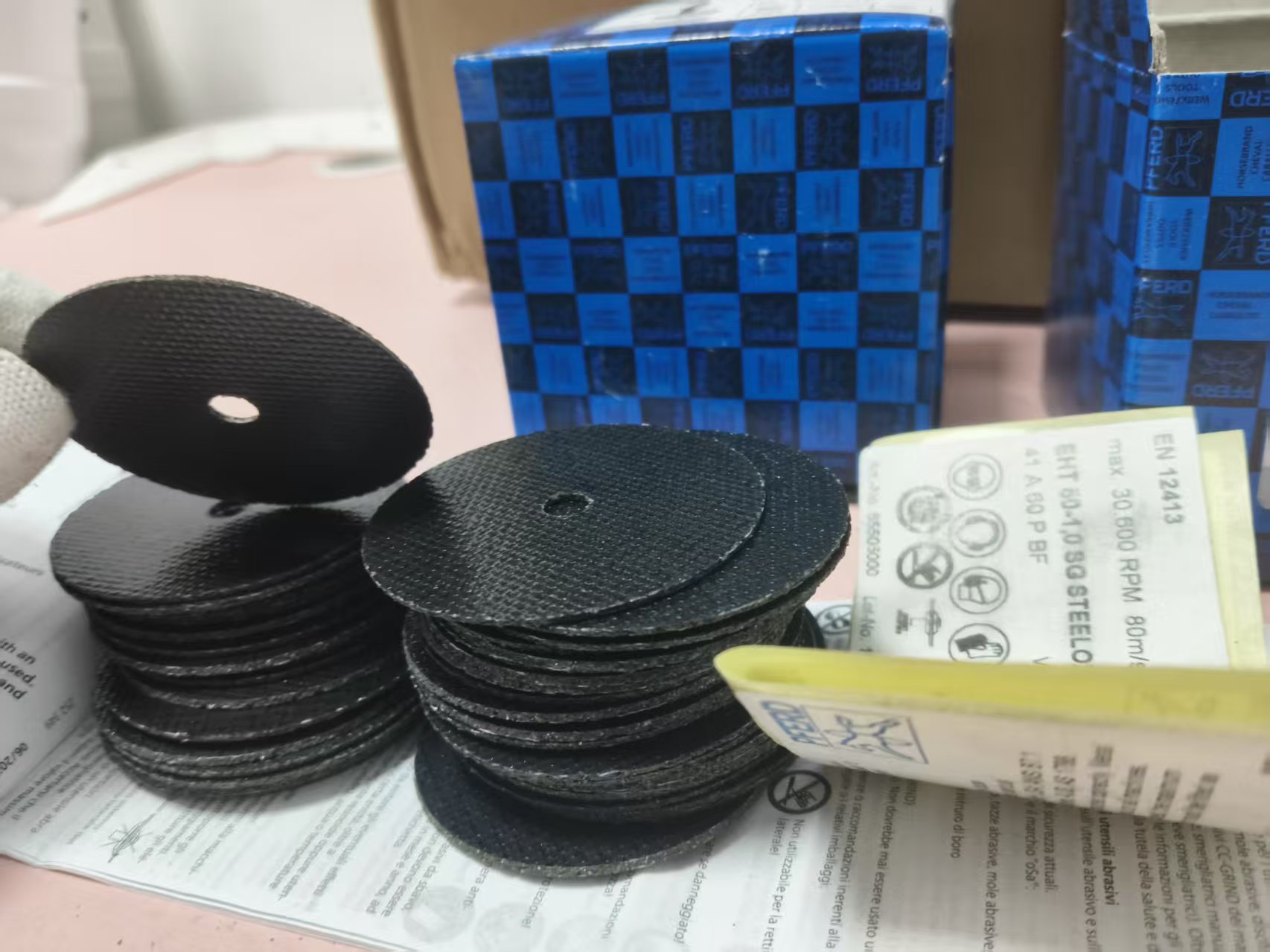 电商MRO供应德国PFERD马圈 切割片 EHT 125-1,0 SG STEELOX