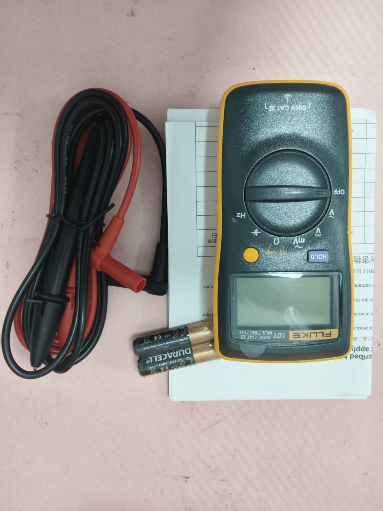 电商MRO供应美国FLUKE福禄克 数字万用表 Fluke 101