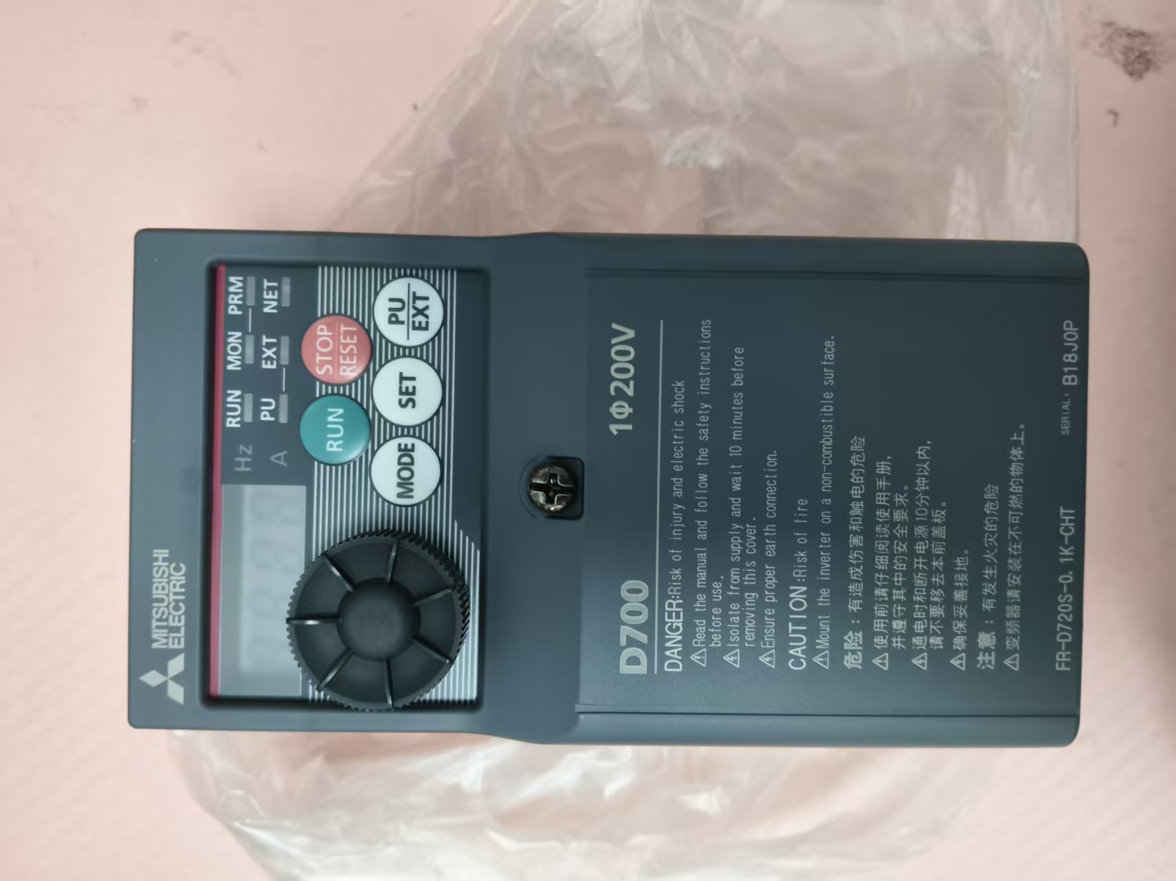 电商MRO供应链日本mitsubishi三菱 变频器 FR-D720S-0.1K-CHT