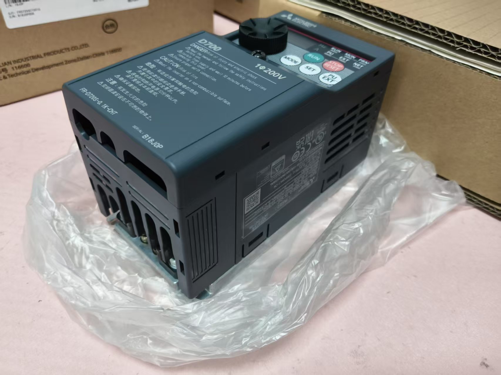 电商MRO供应链日本mitsubishi三菱 变频器  FR-D720S-0.1K-CHT