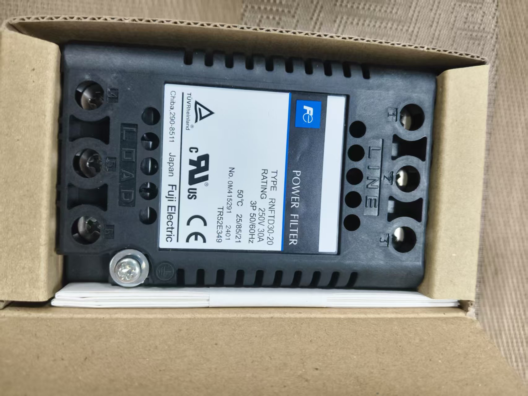 电商MRO供应链日本FUJI富士电机滤波器 RNFTD30-20