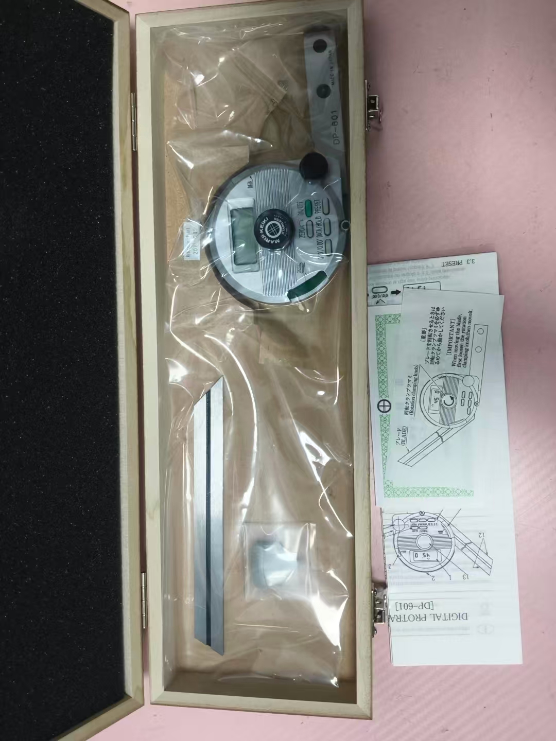 电商MRO供应链日本MARUI-KEIKI数显示角度规  DP-601