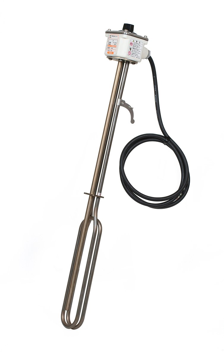 日本八光HAKKO海水专用带温控投入式加热器BTT4210