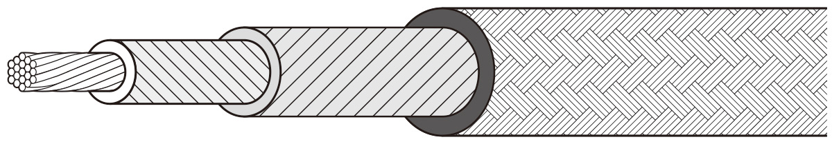 日本八光HAKKO玻璃耐热电线8651GB00N