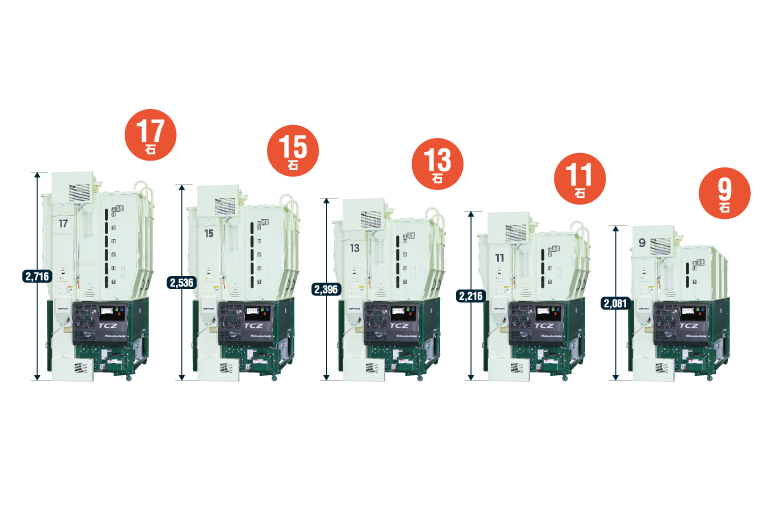 日本Shizuoka Seiki静冈制机谷物干燥机（热风型）TCZ-GS9F
