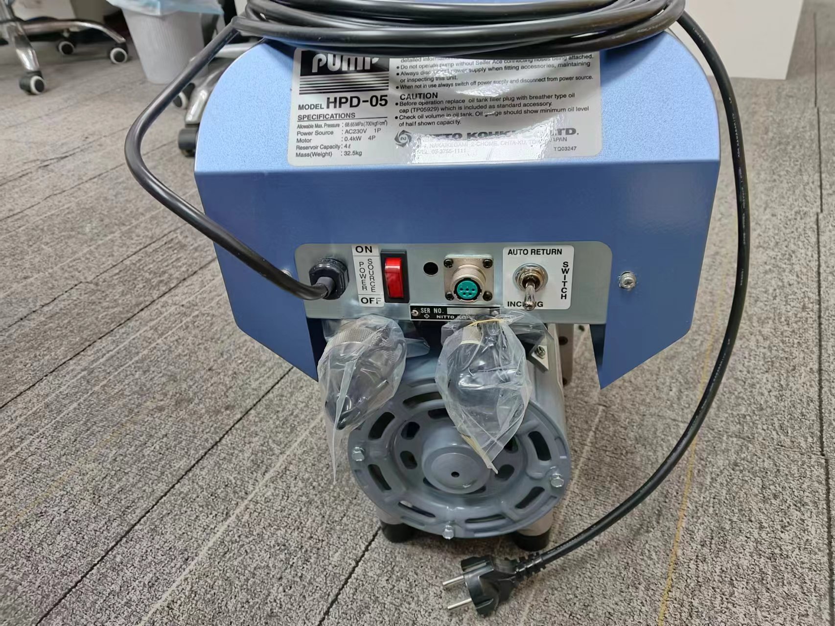 电商MRO供应链日本Nitto Kohki日东工器油压泵HPD-05 230V