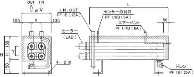 日本JUST纯净加热器LW・W-20
