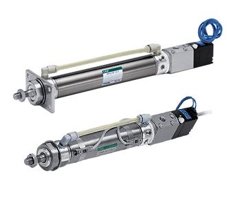 日本CKD喜开理  小型带阀气缸CKV2-M