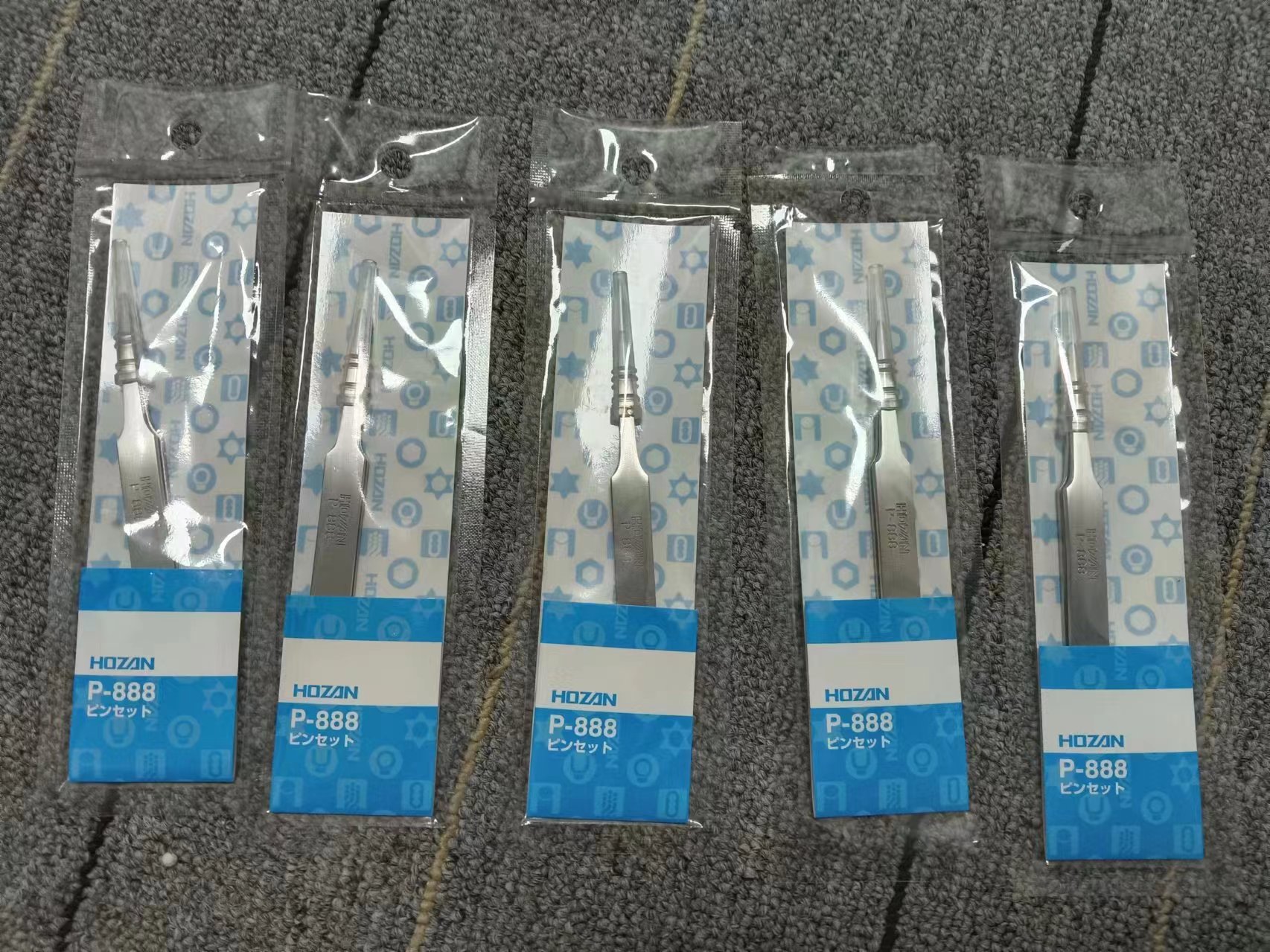 电商MRO供应链HOZAN宝山平头铲形镊子 P-888