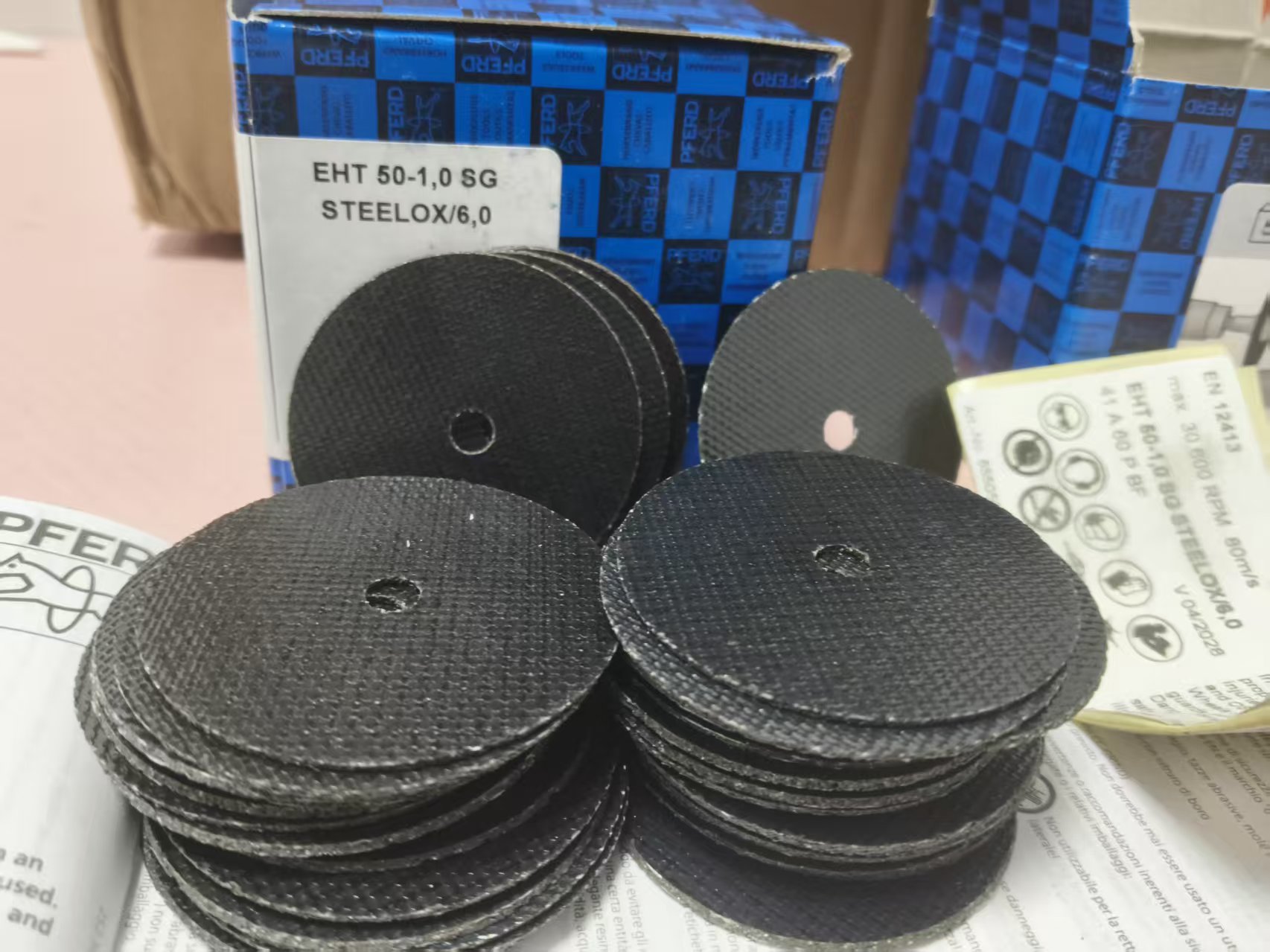 电商MRO供应链德国PFERD 马圈   切割片   EHT 125-1,0 SG STEELOX技术解析