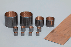 日本Oiles奥依莱斯 含背衬金属、弥散分布特殊耐磨添加剂的烧结青铜轴承TOUGHMET D系列衬套TMDB-3140