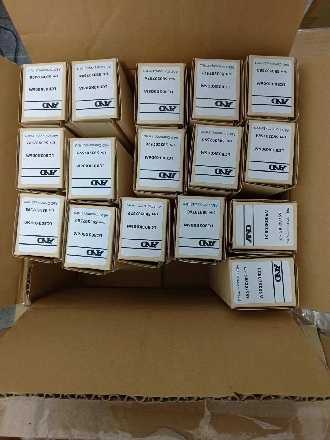 电商MRO供应链日本AND爱安德LCBO3K006M称重传感器