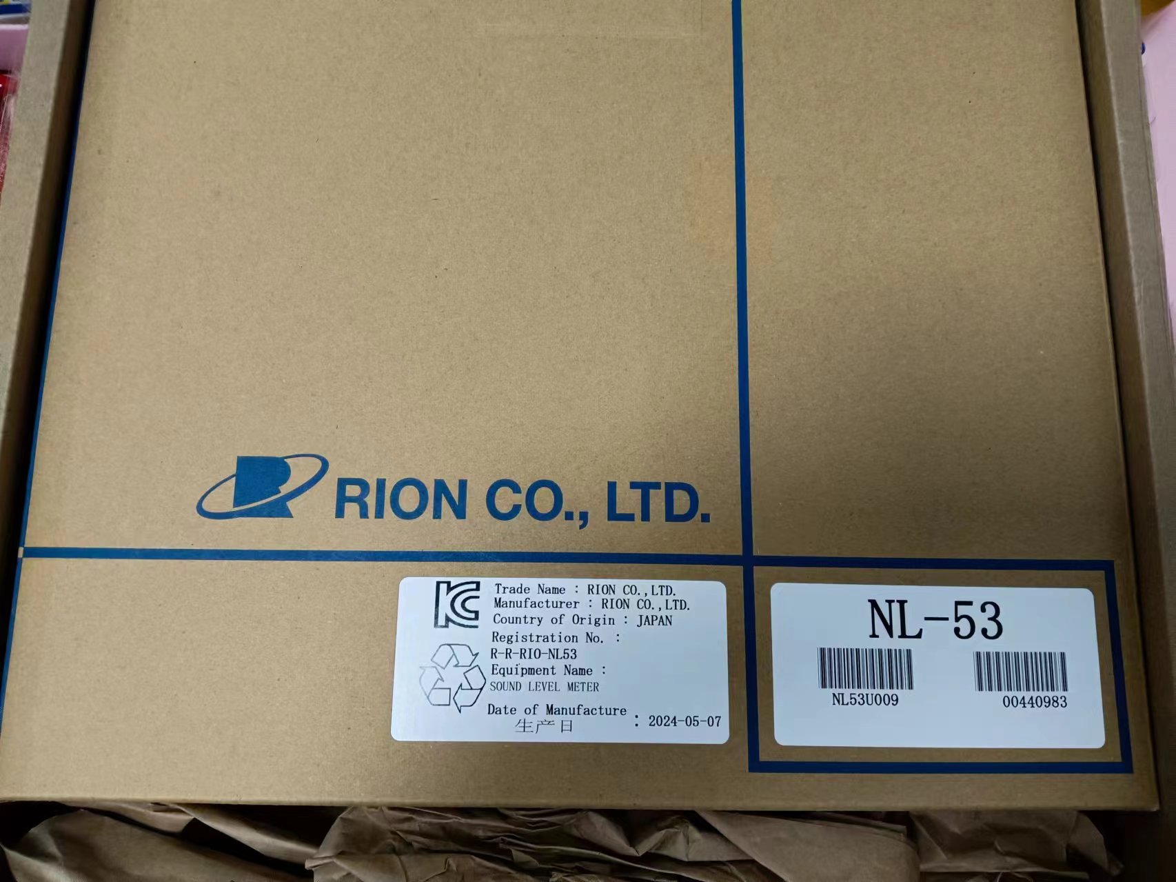 电商MRO供应链日本RION理音噪音计NL-53