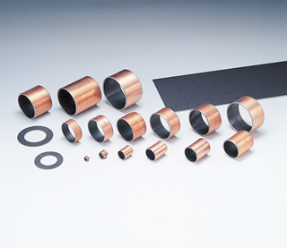 日本Oiles奥依莱斯 带金属背衬的自润滑聚甲醛多层轴承DRYMET ST系列衬套70B-7080