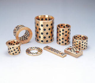 日本Oiles奥依莱斯 含嵌入式固体润滑剂的青铜轴承Oiles 500B-SL2系列衬套BCB-557550