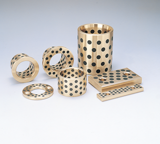 日本Oiles奥依莱斯 含镶嵌式固体润滑剂的特种高强度黄铜轴承500SP5 SL1系列超薄衬套SP5B-101216