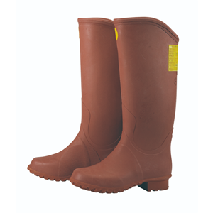 日本YOTSUGI四木 绝缘用保护具类 绝缘橡胶长靴（绘栗色）YS-111-14-14