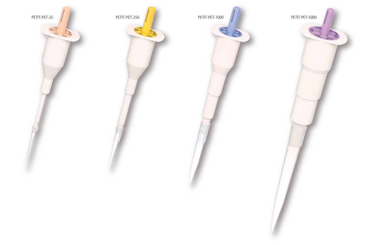 日本WATSON沃森 三档容量可变简易移液器 “Petit-Pet”PETIT-PET-250