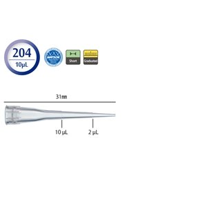 日本WATSON沃森 10 µL 移液吸头110-204C