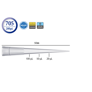 日本WATSON沃森 200 µL 移液吸头110-705C