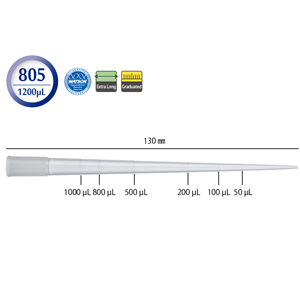 日本WATSON沃森 1200 µL 移液吸头122-805CS